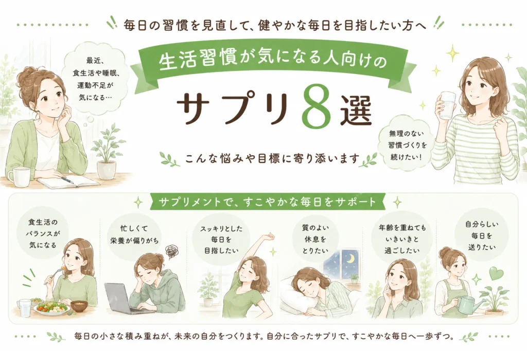 サプリメントおすすめ30選！目的別の種類や選び方をわかりやすく解説